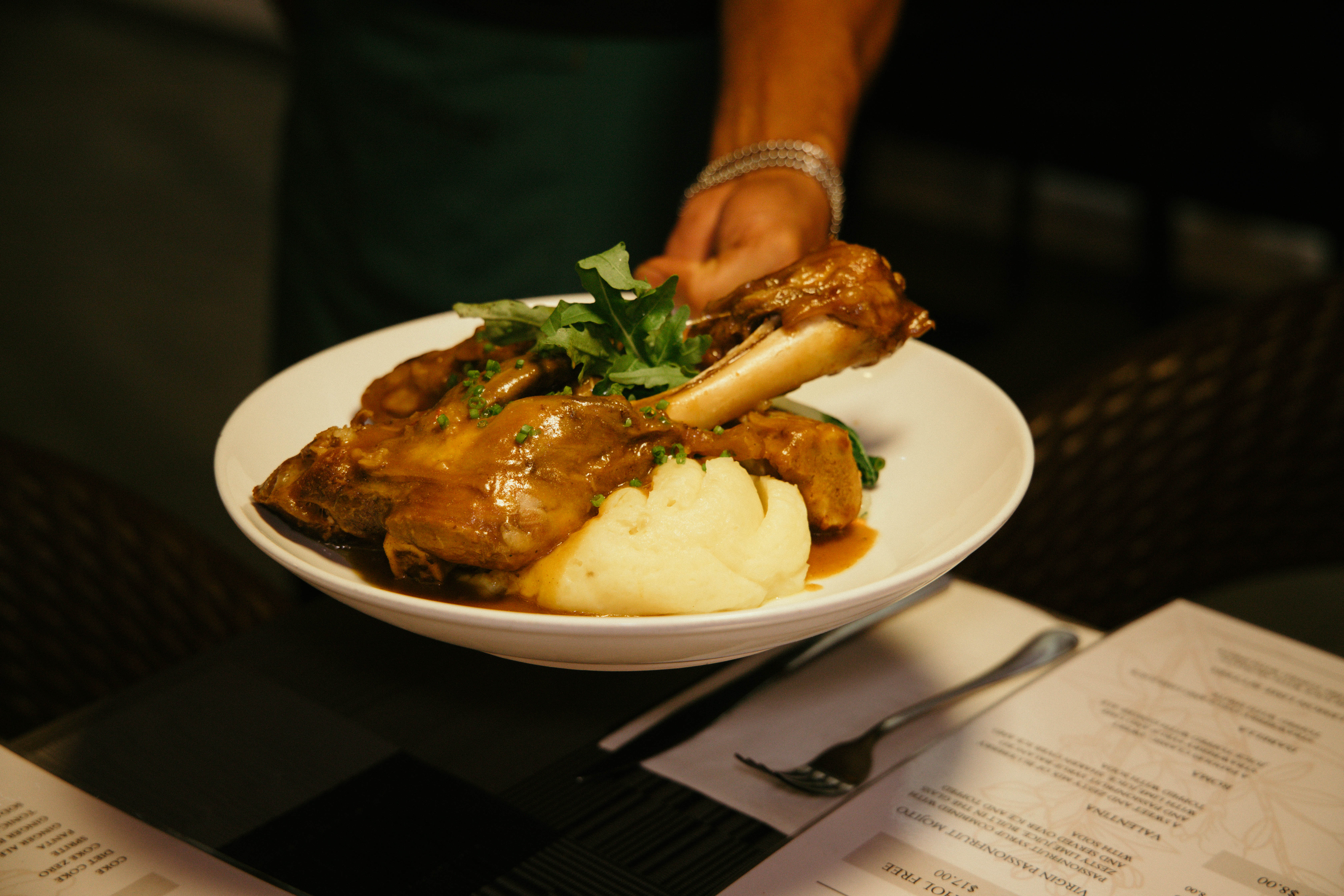 Fresh dishes at Paddles Samoa
